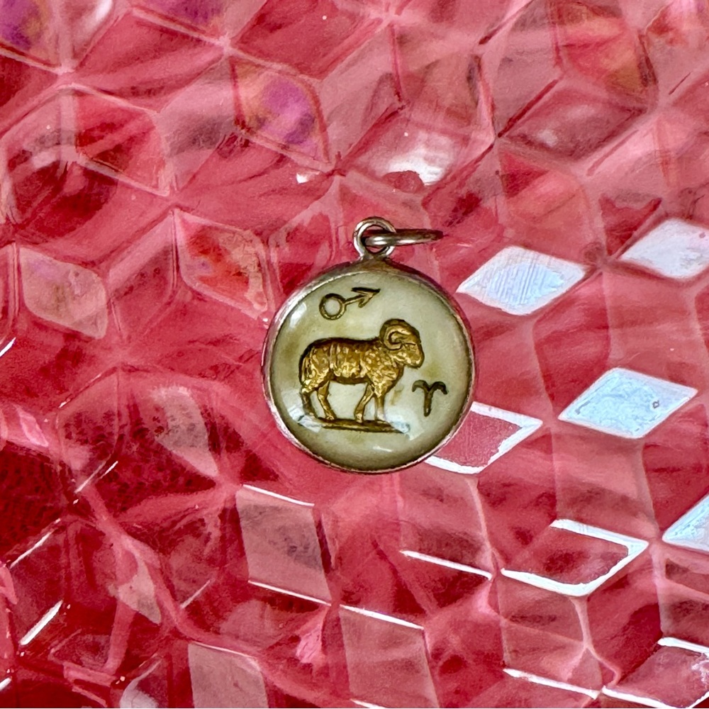 True vintage German made glass pendant